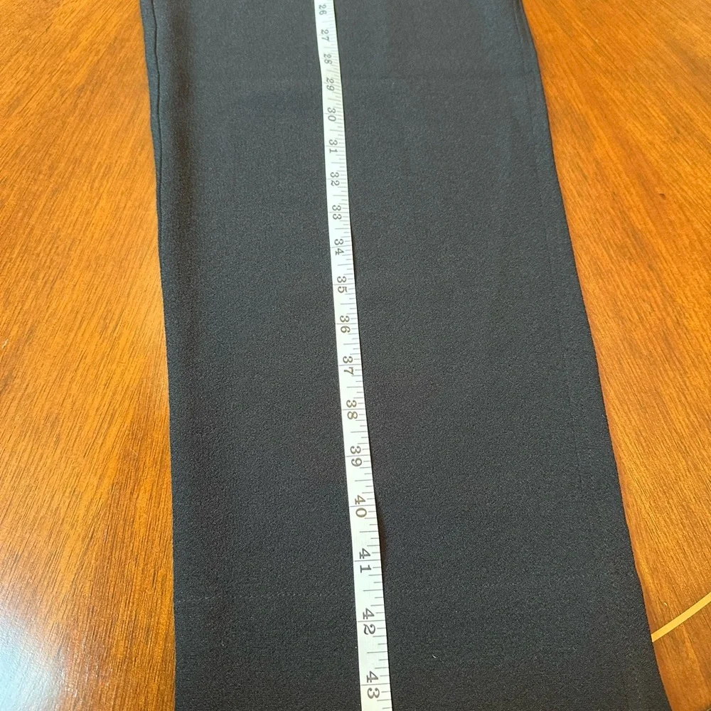 GANNI High-Waisted Wide-Leg Pants Paperbag Waist Black - Picture 7 of 13